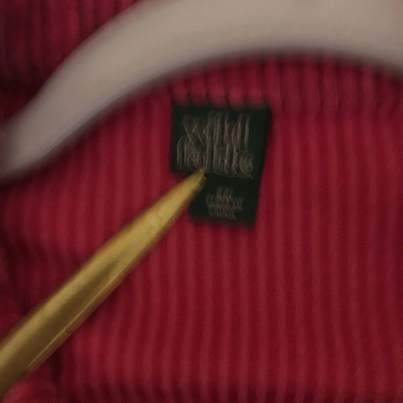 Wild Fable Womens XXL Pink Corduroy Snap Closure Blouse - Picture 6 of 7